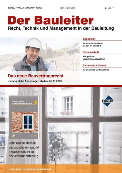 Ausgabe Juni 2017 Bauvertragsrecht