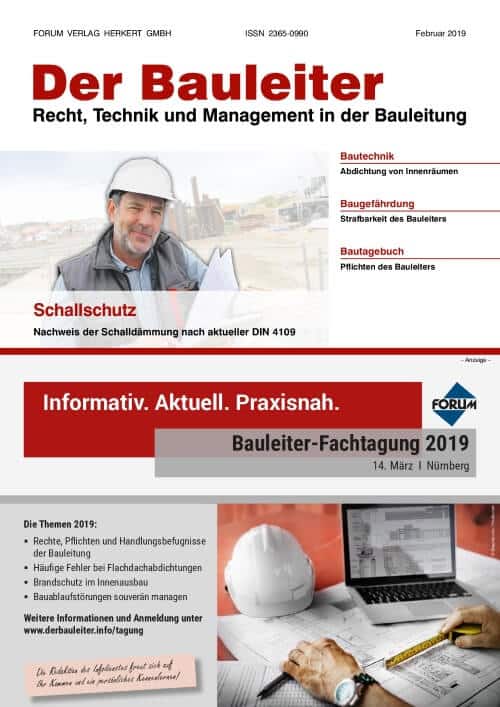 Ausgabe Februar 2019 Schallschutz