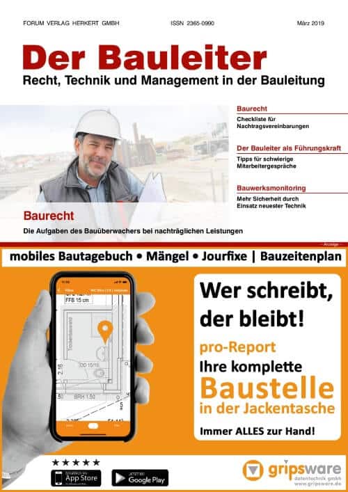 Ausgabe März 2019 Baurecht