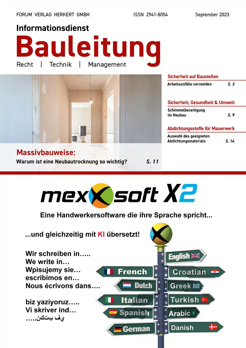 Ausgabe September 2023 Massivbauweise