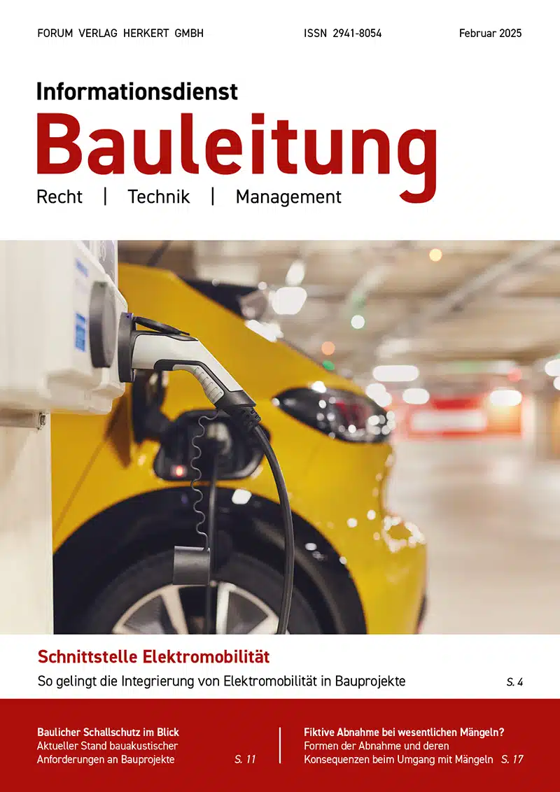Ausgabe Februar 2025 Schnittstelle Elektromobilität