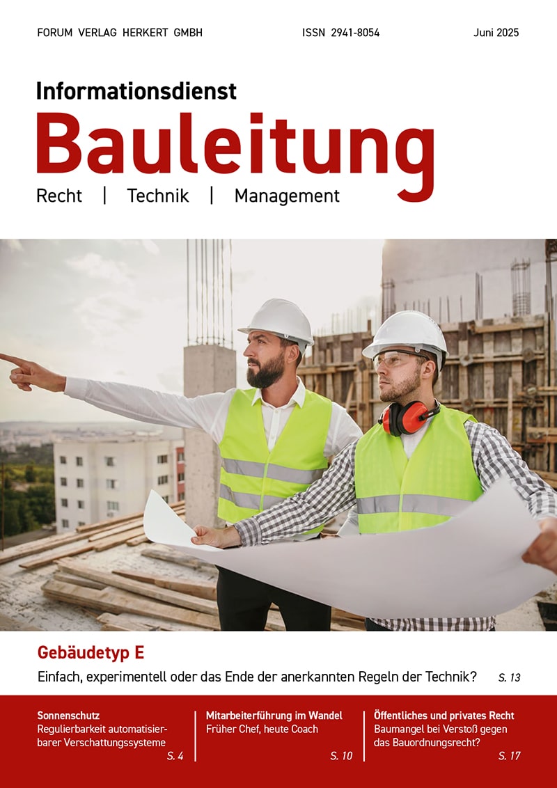 Ausgabe Juni 2025 Gebäudetyp E