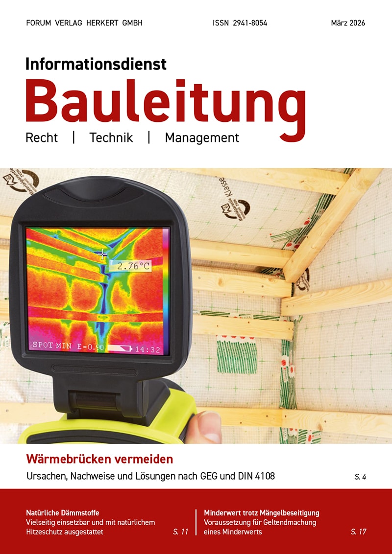 Ausgabe März 2026 Wärmebrücken vermeiden